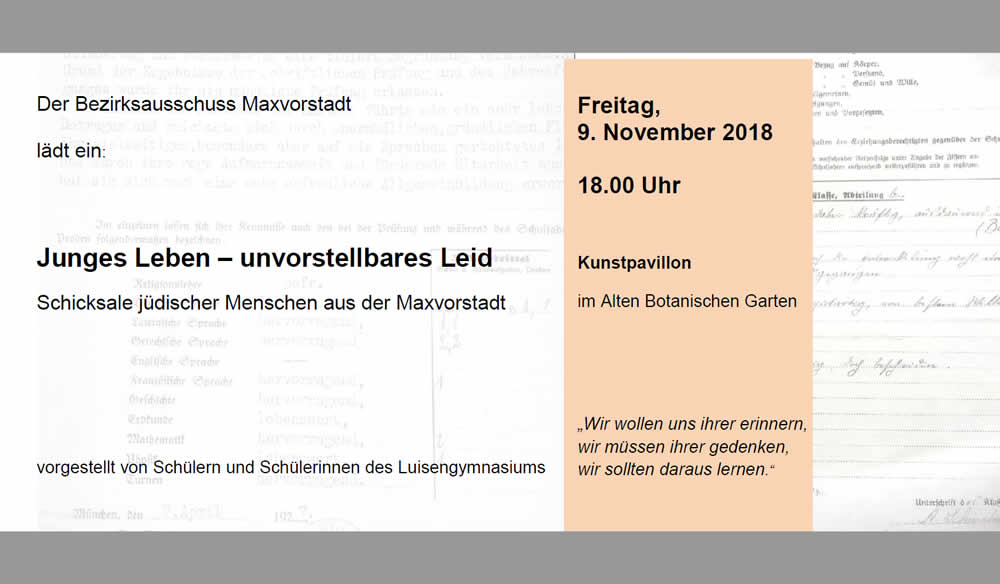 Junges Leben – unvorstellbares Leid